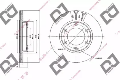 Тормозной диск DJ PARTS купить